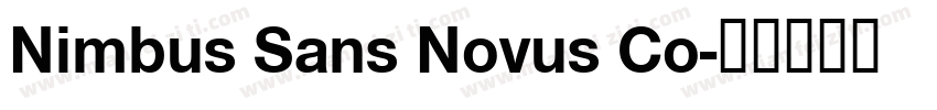 Nimbus Sans Novus Co字体转换
